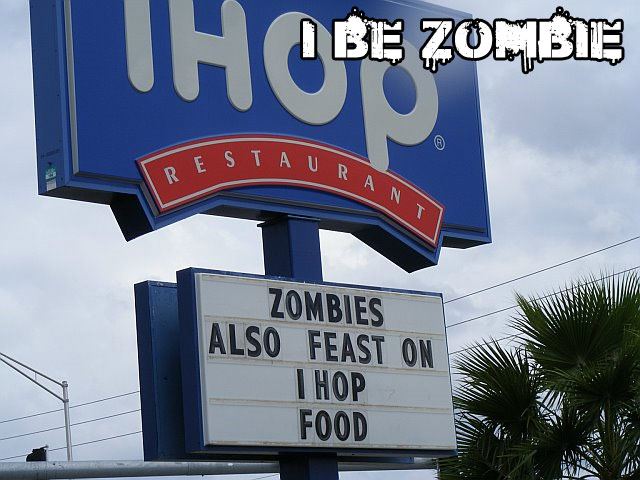 I hear Zombies like pancakes